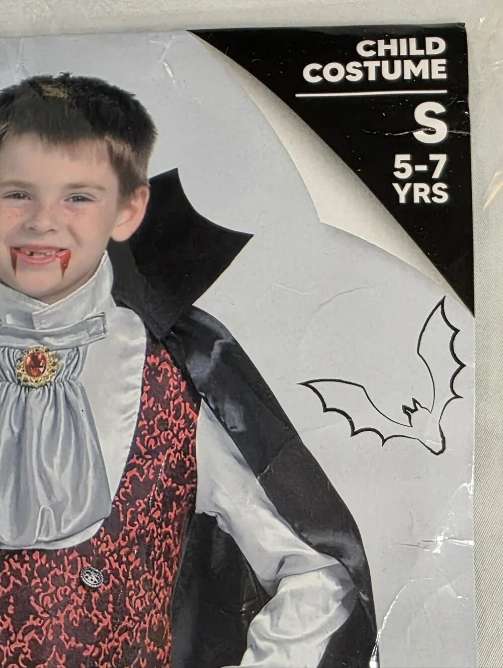 Spooktacular Creations Darkness Vampire Costume Child Size Small (5-7)